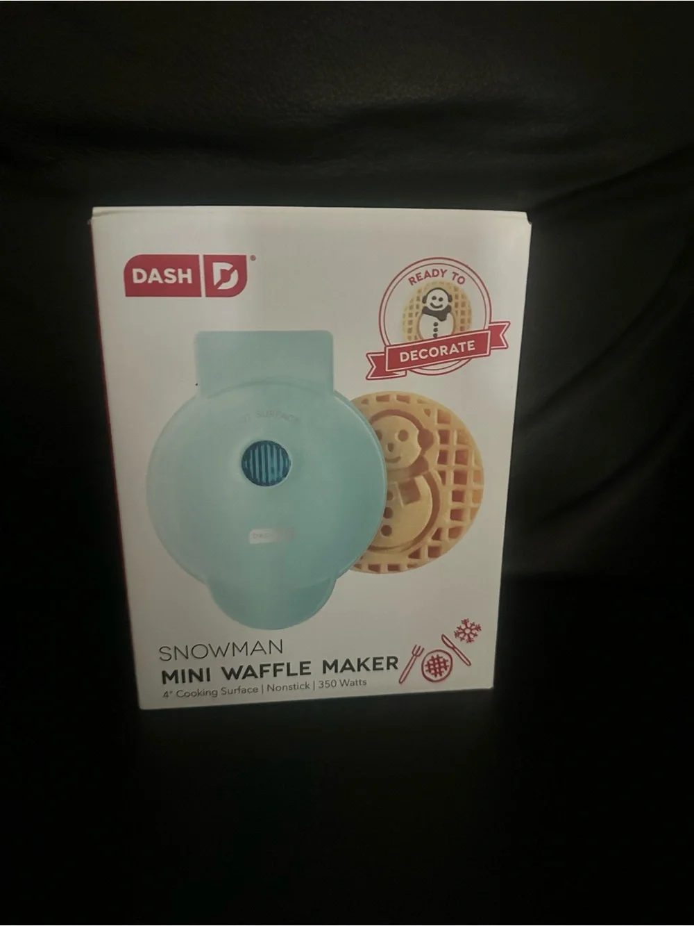 Ash Snowman Mini Waffle Maker - Light Blue